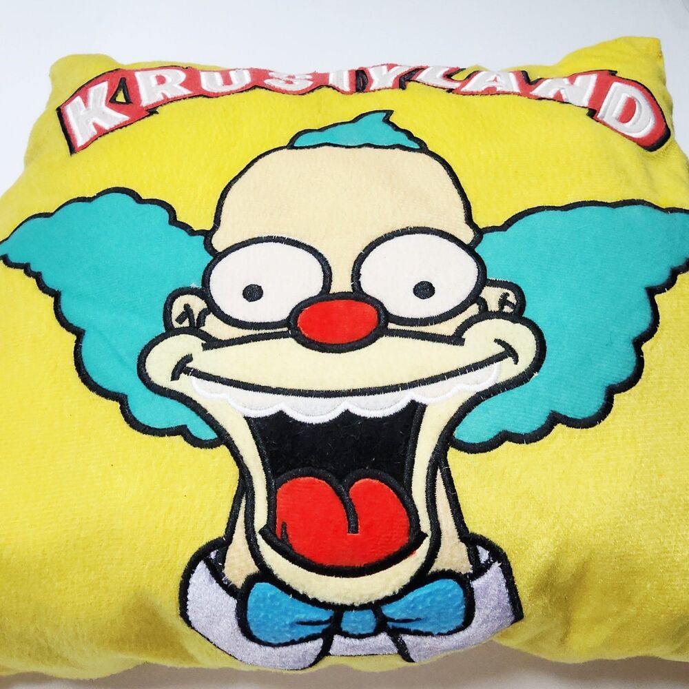 Official Universal Studios Krustyland Krusty the Clown Plush Pillow The SIMPSONS - Picture 4 of 9